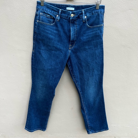 Good American Denim - Good American Good Straight Women’s Jeans in size 15/33 Plus Size Denim